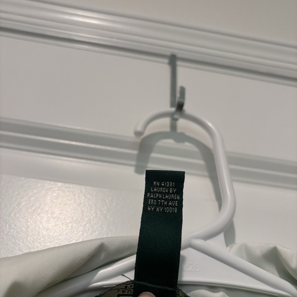 Lauren Ralph Lauren Active Women's Green Windbreaker Zip Jacket Logo‎ Women's XL - Picture 9 of 11